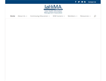 Tablet Screenshot of iahima.org